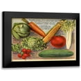 thumbnail image 1 of Vintage Apple Collection 24x19 Black Modern Framed Museum Art Print Titled - Bolgianos Veggies, 1 of 5