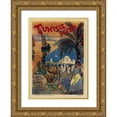 thumbnail image 1 of Vintage Apple Collection 24x32 Gold Ornate Wood Framed with Double Matting Museum Art Print Titled - Tunisie Hiver, 1 of 4
