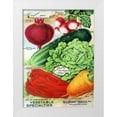 thumbnail image 1 of Vintage Apple Collection 24x32 White Modern Wood Framed Museum Art Print Titled - 1915 Maule Seed Veggies, 1 of 4