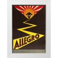 thumbnail image 1 of Vintage Apple Collection 24x32 White Modern Wood Framed Museum Art Print Titled - Allegro, 1 of 4