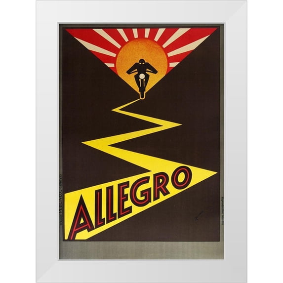 Vintage Apple Collection 24x32 White Modern Wood Framed Museum Art Print Titled - Allegro