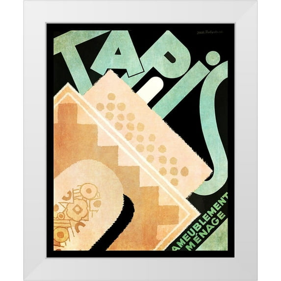 Vintage Apple Collection 26x31 White Modern Wood Framed Museum Art Print Titled - Tapis