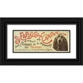 thumbnail image 1 of Vintage Apple Collection 32x14 Black Ornate Wood Framed with Double Matting Museum Art Print Titled - Exposition Canine Dachshund, 1 of 4