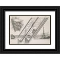 thumbnail image 1 of Vintage Apple Collection 32x23 Black Ornate Wood Framed with Double Matting Museum Art Print Titled - La Tour Eiffel - De´tails du Ascenseurs Otis, 1 of 4