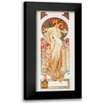 thumbnail image 1 of Vintage Apple Collection 8x14 Black Modern Framed Museum Art Print Titled - Mucha Perfume, 1 of 5