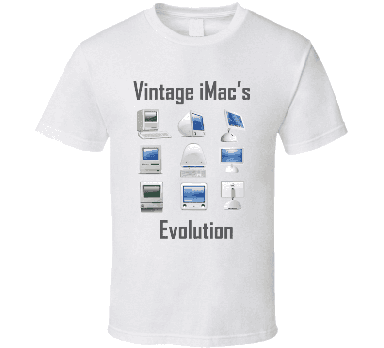 Vintage Apple Imac Evolution T shirt Walmart