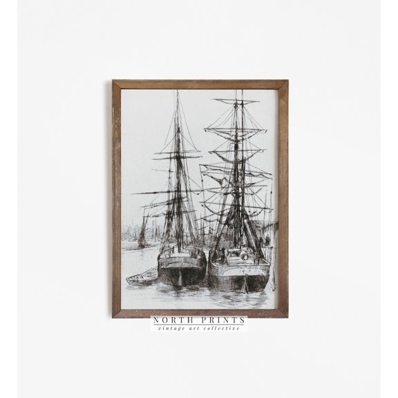 Vintage Apple Tree French Country Poster, Stretched Size 16x24