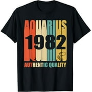 Vintage Aquarius 1982 T-Shirt 37th Birthday Gift Shirt