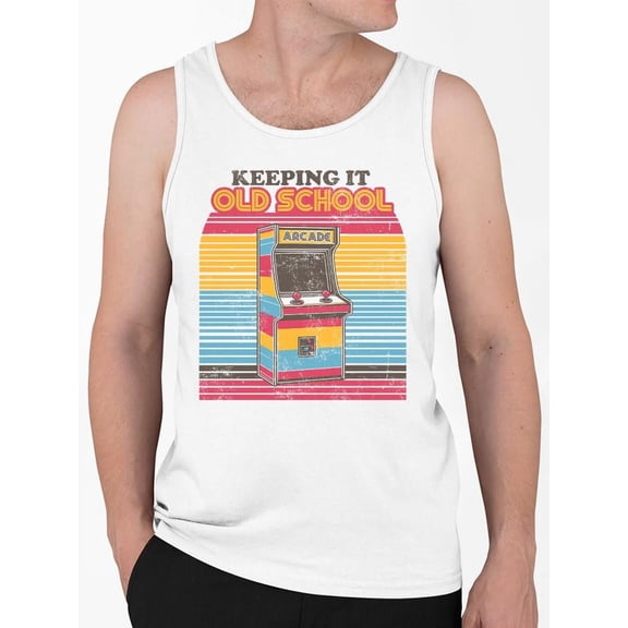 Vintage Arcade Graphic Shirt Tank Top Men's