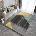 thumbnail image 1 of Vintage Area Rug Geometric Simple Fashion Indoor Non Slip Rugs Room Sofa Living Bedroom Home Decor Floor Mats 4x6 Carpet Non-slip Washable Soft Living Room Modern Durable Indoor, 1 of 5