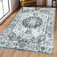 thumbnail image 1 of Vintage Area Rug, Low Pile Non Slip Washable Distressed Floor Carpet, 1 of 9