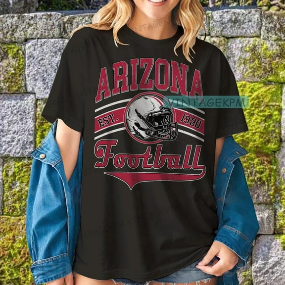Vintage Arizona Football tee, Game day Football, Unisex T-Shirt,Black Color,Size 2XL