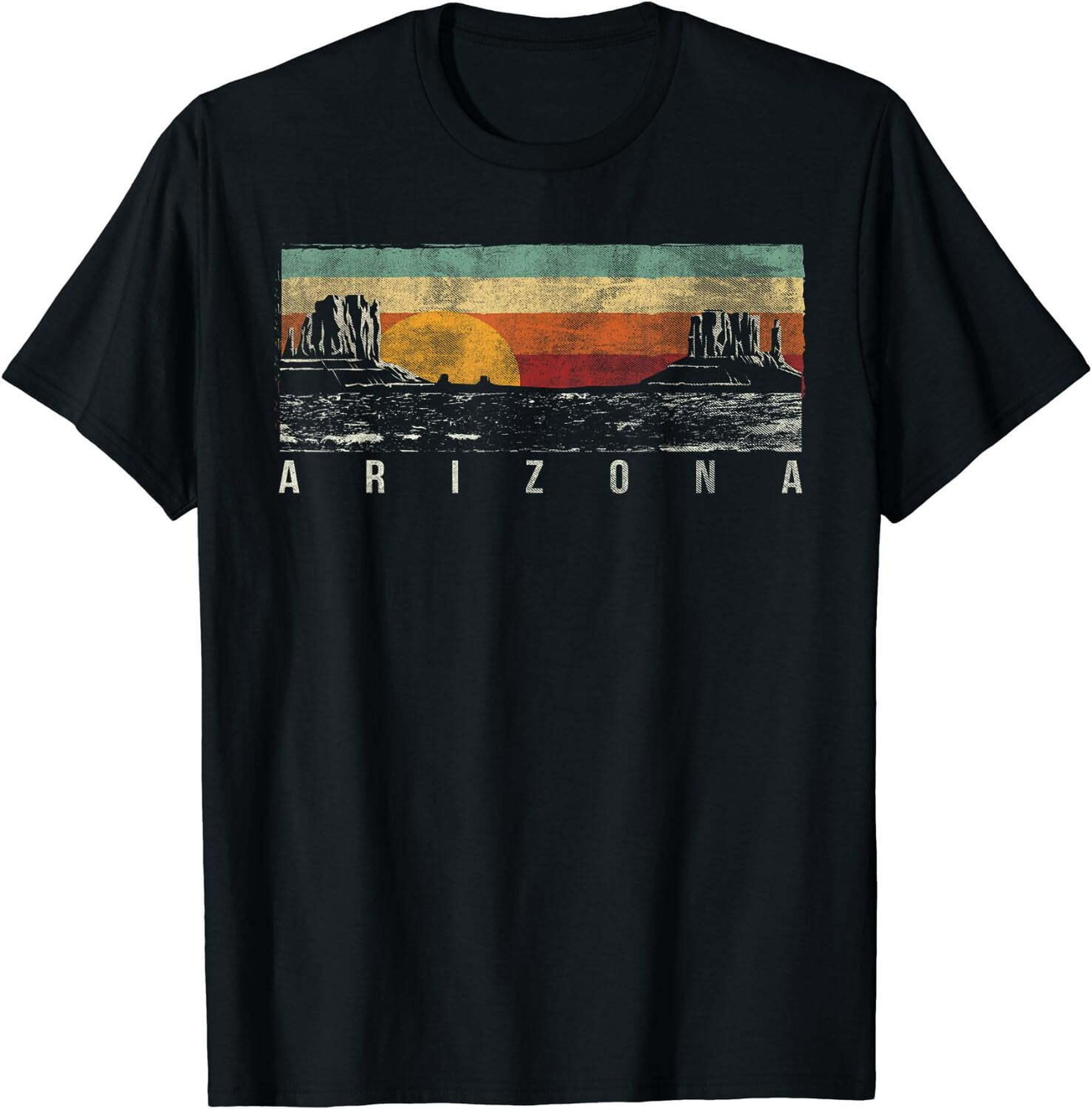 Vintage Arizona T-Shirt - Timeless Black Tee with AZ Emblem - Walmart.com