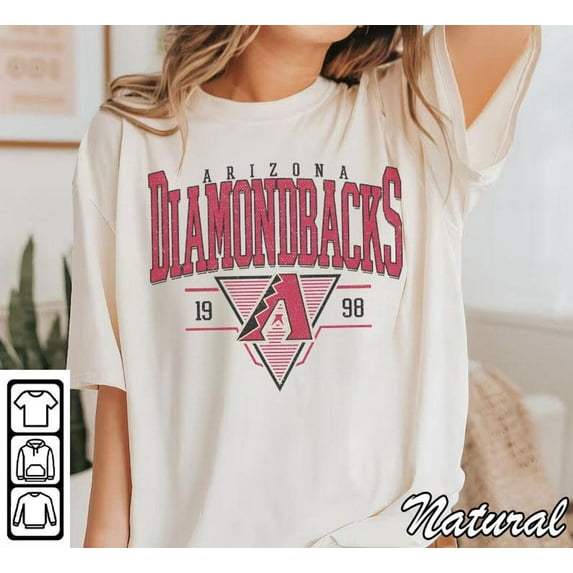 Vintage Arizona T-shirt | Baseball Arizona EST 1998 shirt, Natural Color, Size S