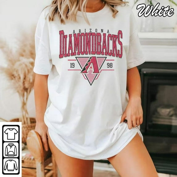 Vintage Arizona T-shirt | Baseball Arizona EST 1998 shirt, White Color, Size 2XL