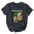 thumbnail image 1 of Vintage Arkansas State Hot Springs T-Shirt, Bathhouse Row Tee and Scenic Landmark Keepsake Souvenir, 1 of 11