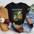 thumbnail image 1 of Vintage Arkansas State Hot Springs T-Shirt, Bathhouse Row Tee and Scenic Landmark Keepsake Souvenir, 1 of 8