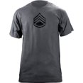 thumbnail image 1 of Vintage Army E-6 Staff Sergeant Rank Veteran T-Shirt, 1 of 1