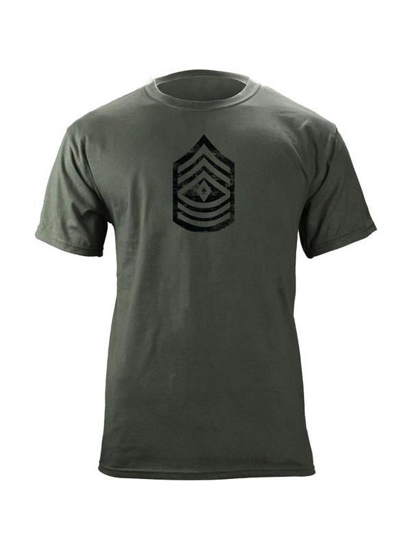 Vintage Army E-8 First Sergeant Rank Veteran T-Shirt