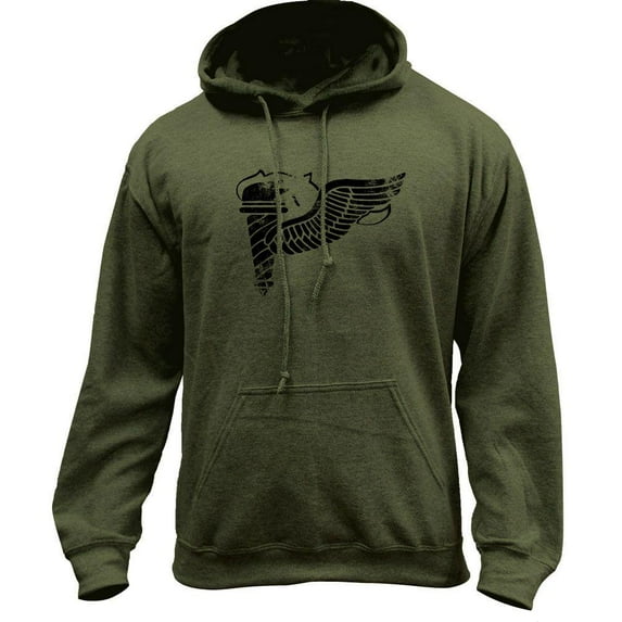 Vintage Army Pathfinder Badge Subdued Veteran Pullover Hoodie Sweatshirt