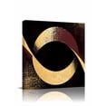 thumbnail image 1 of Vintage Art Canvas Wall Art, Abstract Gold Dark Red Shape Graffiti Framed Wall Decor Modern Artwork Prints Painting for Living Room, Bedroom, Kitchen & Cafe Decor 8x8 Inch, 1 of 9