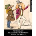 thumbnail image 1 of Vintage Art: Charles Henry Bennett: 20 Fine Art Prints: Anthropomorphic Animal Ephemera for Home Decor and Collages, (Paperback), 1 of 1