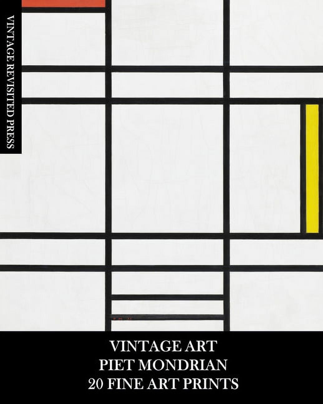 Vintage Art: Piet Mondrian: 20 Fine Art Prints for Framing, Collages, Decoupage and Junk Journals, (Paperback)