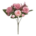 thumbnail image 1 of Vintage Artificial Peonies Silk Flowers and Hydrangeas for Wedding Bridal Home Décor – Beautiful Floral Centerpiece Arrangement Decoration, Dining Table Centerpieces Party Decor(Pink1,13.4x8"), 1 of 9