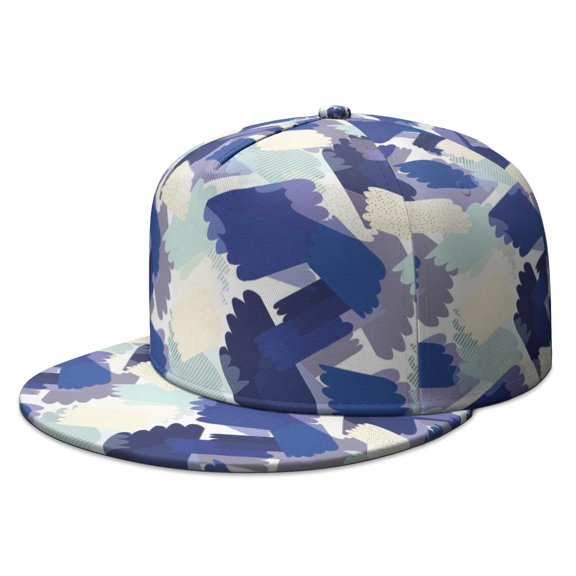 Vintage Artistic Trucker Hat - Flat Visor Cap for Traveling & Social Gatherings | Fashion Design