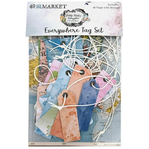 Vintage Artistry Everywhere Tag Set