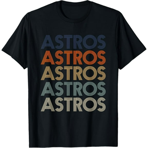 Vintage Astros Name Throwback 70s 80s Retro Gift Men Women T-Shirt
