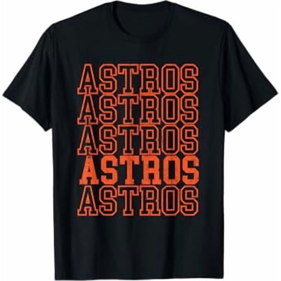 Vintage Astros Retro Style 70s-80s First Name T-Shirt