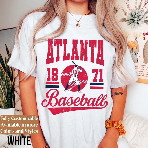 Vintage Atlanta Baseball shirt • Atlanta Baseball Sweatshirt • Vintage Retro Style Atlanta Baseball Tee Gift Shirt&nbsp;