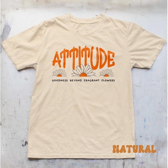 Vintage Attitude Goodness Streetwear Tshirt, Retro Therapist Tee, 90S Unisex Shirt For School Counselor, Y2K Flowers Tee