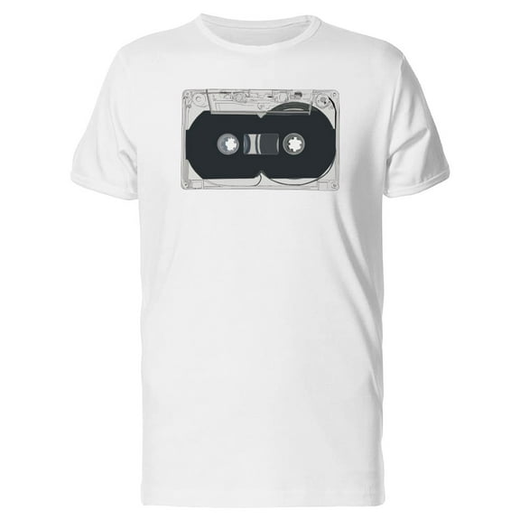 Vintage Audio Tape Cassette T-Shirt Men -Image by Shutterstock, Male 4X-Large