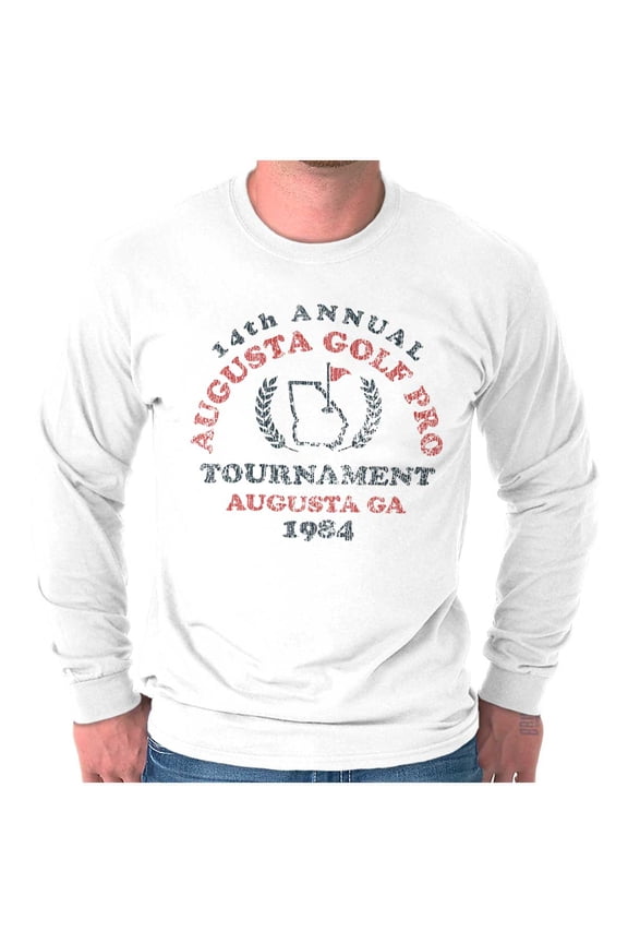 Vintage Augusta Golf Pro Tournament Long Sleeve TShirt Men Women Brisco Brands S