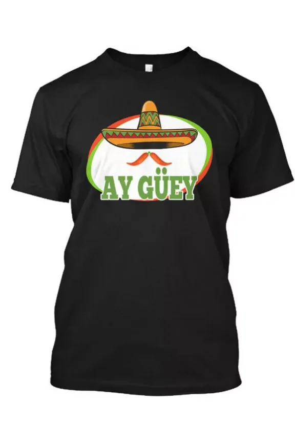 Vintage Ay Guey Mexican Cinco De Mayo Gift T-Shirthot Trending Birthday Gifts
