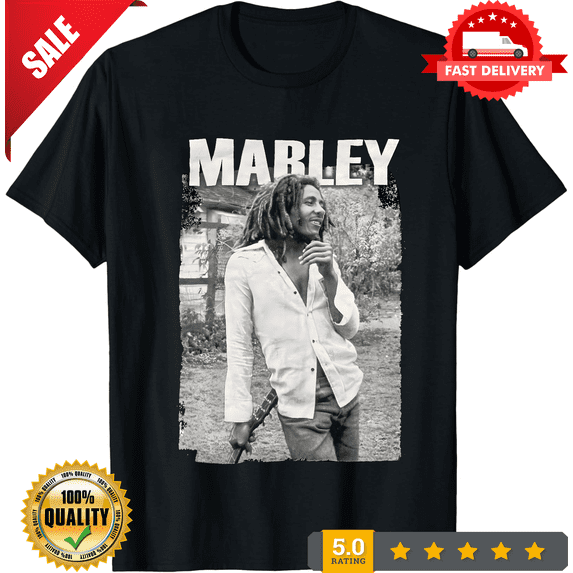 Vintage BOB MARLEY T-SHIRT SIZE S-5XL, LIMITED EDITION-TH64836