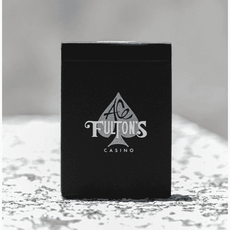 Vintage Back Midnight Fuel Ace Fulton's 10 Year Anniversary Playing Cards