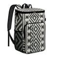 thumbnail image 1 of Vintage Backpack Cooler with Patterns – Leakproof, Waterproof, Insulated Cooler Bag for Hiking, Camping, Office Lunch, Beach Days & BBQ, 1 of 6