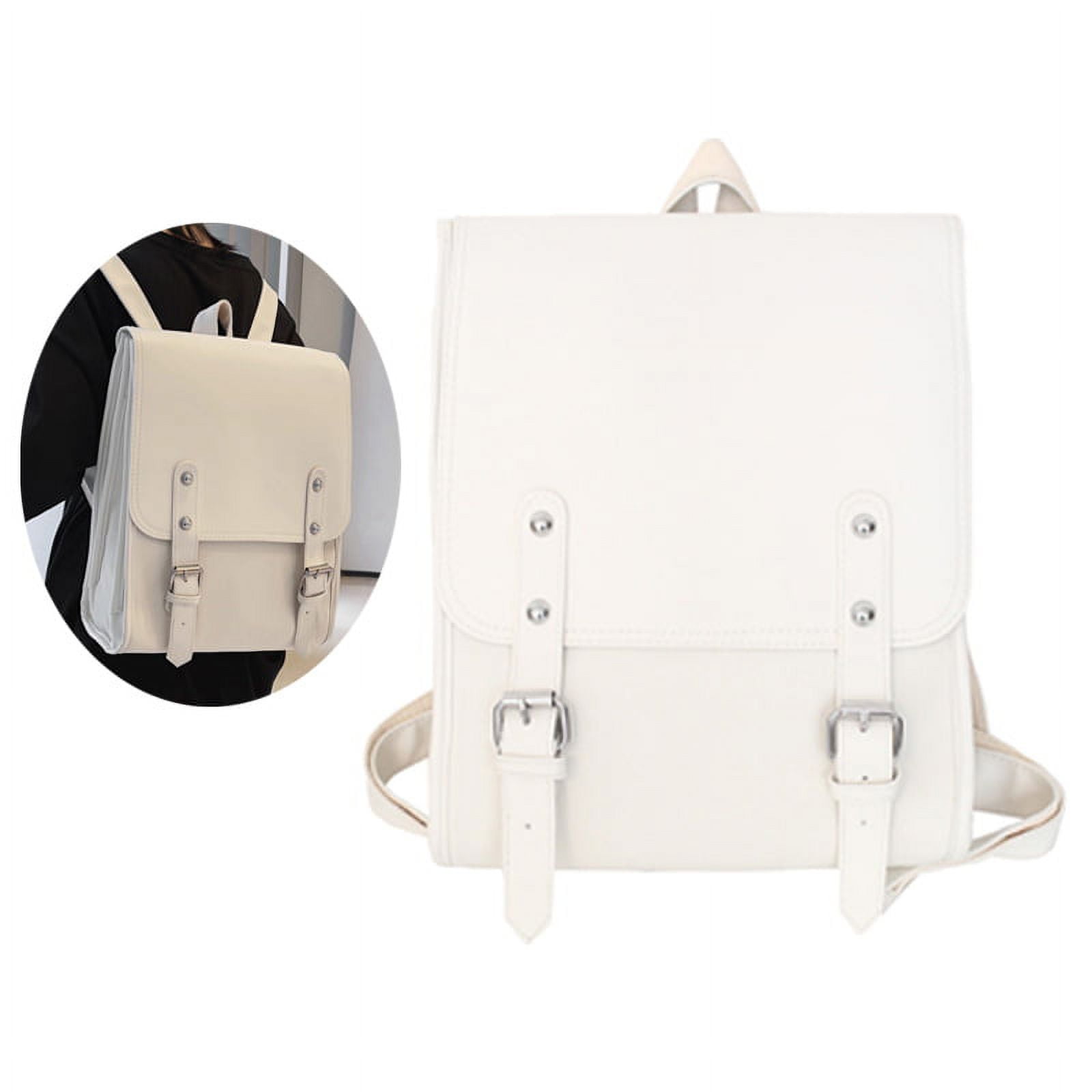 White leather backpack sale