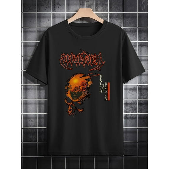 Vintage Band Men'S Casual Crew Neck T-Shirt, Print Design Men'S Top, Gift for Men