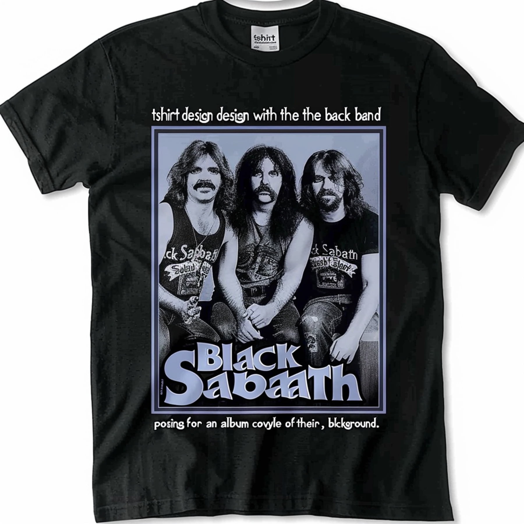 Vintage Band TShirt Classic 1970s Style Featuring Iconic Group Shot