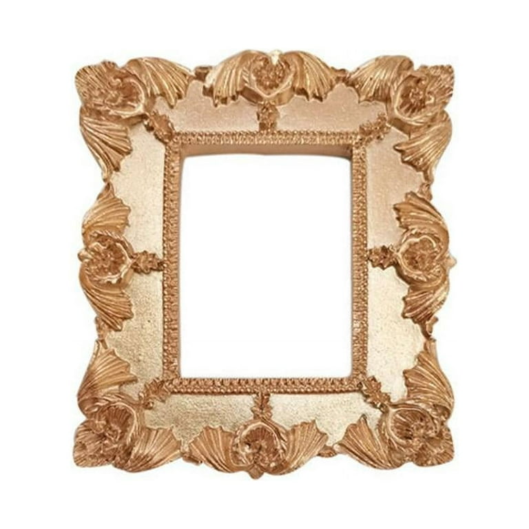 Carved Wooden Mirror Frame Gold Baroque