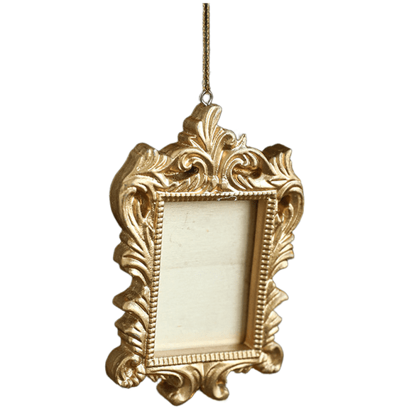 Vintage Baroque Photo Frame Set for Mini Picture Frames Christmas Tree Ornaments