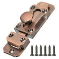 thumbnail image 1 of Vintage Barrel Bolt Latch, 3 Inch Security Slide Lock 1Pcs with Screws for Wooden Doors, Red Bronze, 1 of 7