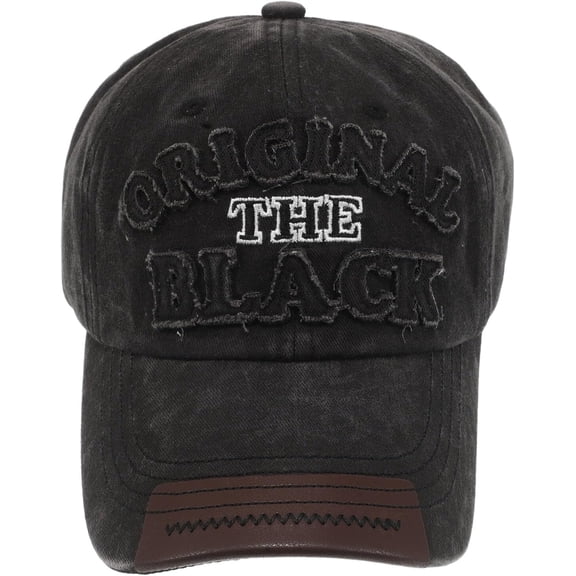 Vintage Baseball Cap Embroidery The Black Washed Denim Trucker Cap Sun Hat for Men Women Adjustable