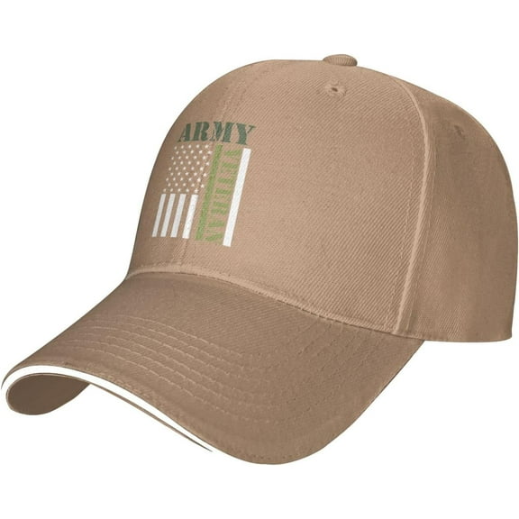 Vintage Baseball Cap for Men Women Army Veteran Dad Hat Adjustable Trucker Sports Hat Black