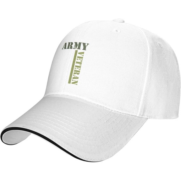 Vintage Baseball Cap for Men Women Army Veteran Dad Hat Adjustable Trucker Sports Hat Black