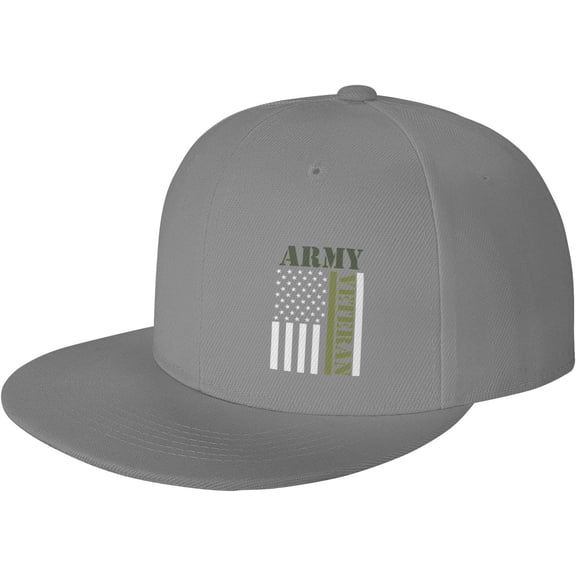 Vintage Baseball Cap for Men Women Army Veteran Dad Hat Adjustable Trucker Sports Hat Black